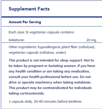 Melatonin 20 mg - FAR HILLS PHARMACY STORE