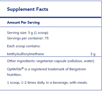 MSM Powder 227 g - FAR HILLS PHARMACY STORE