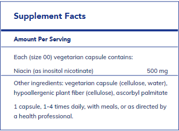 Niacitol® (no-flush niacin) 500 mg - FAR HILLS PHARMACY STORE