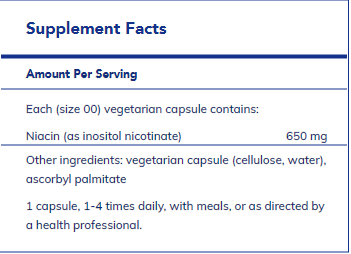 Niacitol® (no-flush niacin) 650 mg 180's - FAR HILLS PHARMACY STORE