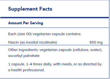 Niacitol® (no-flush niacin) 650 mg 180's