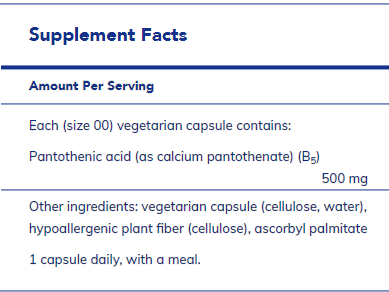 Pantothenic Acid 120's