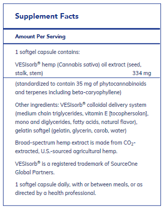 Hemp CBD VESIsorb® - FAR HILLS PHARMACY STORE