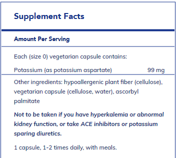 Potassium (aspartate) 90's - FAR HILLS PHARMACY STORE