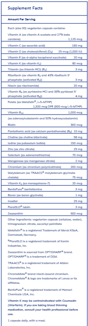 PureGenomics® Multivitamin 60's - FAR HILLS PHARMACY STORE