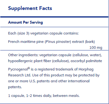 Pycnogenol® 100 mg - FAR HILLS PHARMACY STORE