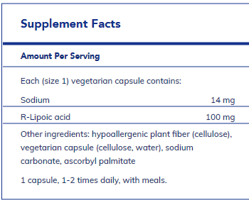 R-Lipoic Acid (stabilized) - FAR HILLS PHARMACY STORE