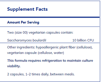 Saccharomyces Boulardii 60's - FAR HILLS PHARMACY STORE