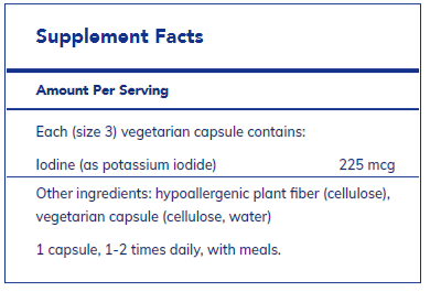 Iodine (potassium iodide) 120's - FAR HILLS PHARMACY STORE