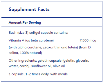 Beta Carotene (with mixed carotenoids) - FAR HILLS PHARMACY STORE