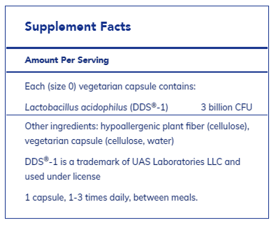 Lactobacillus Acidophilus 60's - FAR HILLS PHARMACY STORE