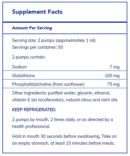 Liposomal Glutathione liquid