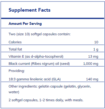 Black Currant Seed Oil