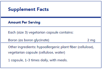 Boron (glycinate) 60's - FAR HILLS PHARMACY STORE