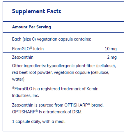 Lutein/Zeaxanthin - FAR HILLS PHARMACY STORE