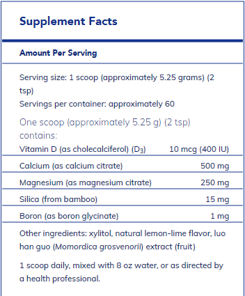 Cal/Mag w/ Cofactors powder 315 g - FAR HILLS PHARMACY STORE