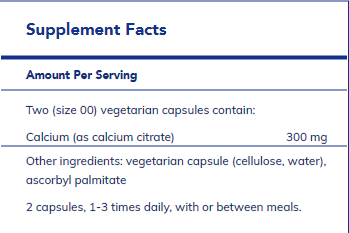 Calcium (citrate) 180's
