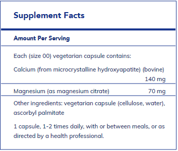 Calcium (MCHA) with Magnesium 180's - FAR HILLS PHARMACY STORE