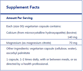 Calcium (MCHA) with Magnesium 180's