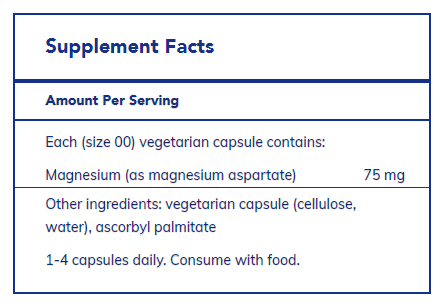 Magnesium (aspartate) 90's - FAR HILLS PHARMACY STORE