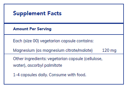 Magnesium (citrate/malate)