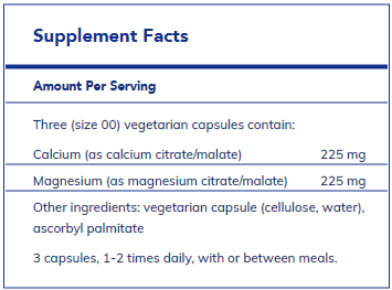 Calcium Magnesium (citrate/malate) 180's - FAR HILLS PHARMACY STORE