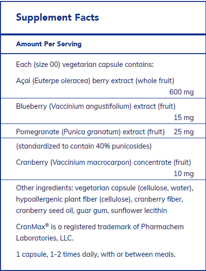 Açai 600 180's - FAR HILLS PHARMACY STORE