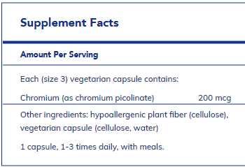 Chromium (picolinate) 200 mcg - FAR HILLS PHARMACY STORE