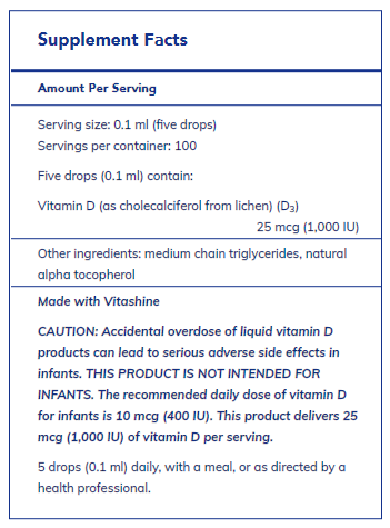 Vitamin D3 (Vegan) liquid 10 ml