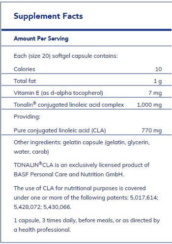 CLA (Conjugated Linoleic Acid) 1,000 mg - FAR HILLS PHARMACY STORE