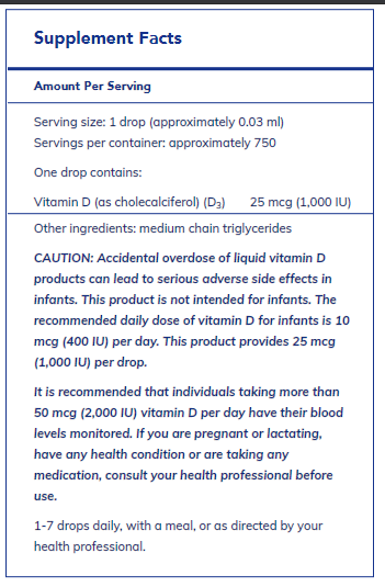 Vitamin D3 liquid 22.5 ml - FAR HILLS PHARMACY STORE