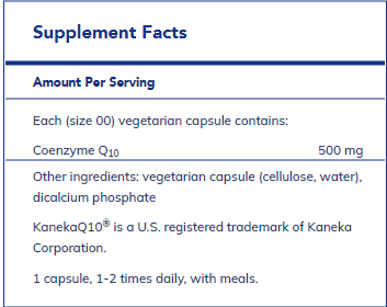 CoQ10 - 500 Mg. 60's