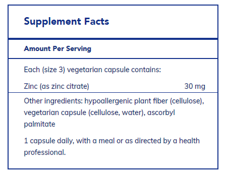 Zinc (citrate) - FAR HILLS PHARMACY STORE