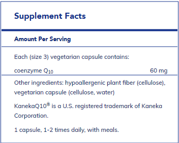 CoQ10 - 60 mg.