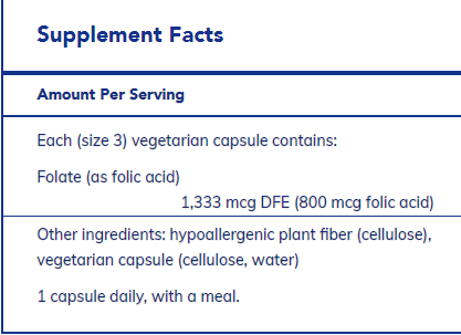 Folic Acid 60's - FAR HILLS PHARMACY STORE