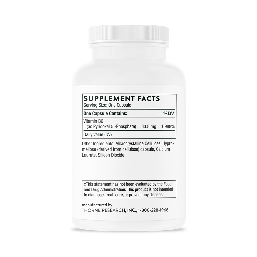 Pyridoxal 5'-Phosphate 180 Vegcaps - FAR HILLS PHARMACY STORE