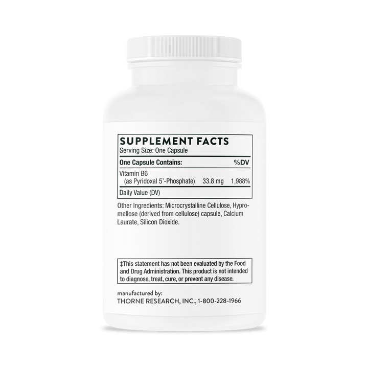 Pyridoxal 5'-Phosphate 180 Vegcaps - FAR HILLS PHARMACY STORE