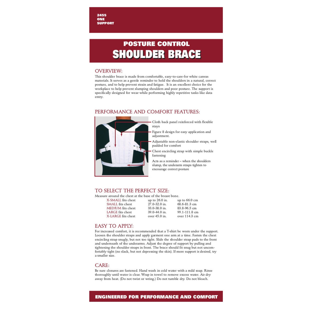 2455 / POSTURE CONTROL SHOULDER BRACE