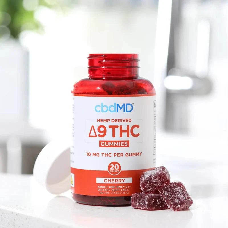 DELTA-9 THC GUMMIES CHERRY | 10MG-20 COUNT - FAR HILLS PHARMACY STORE