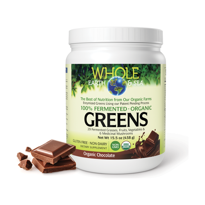 100% Fermented Organic Greens Organic Chocolate