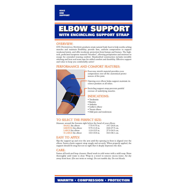 0302 / NEOPRENE ELBOW SUPPORT - STRAP