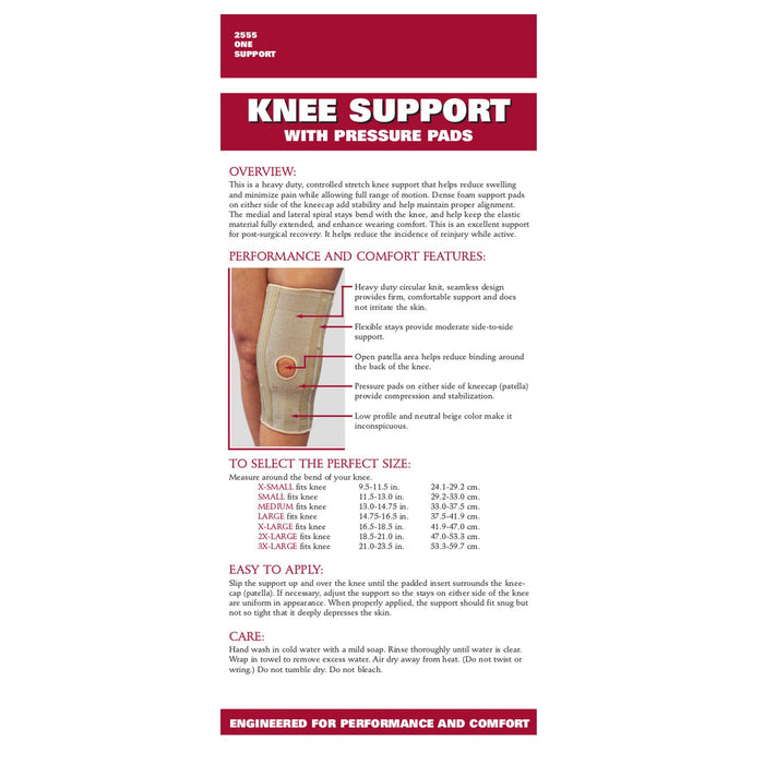 2555 / KNEE SUPPORT - CONDYLE PADS