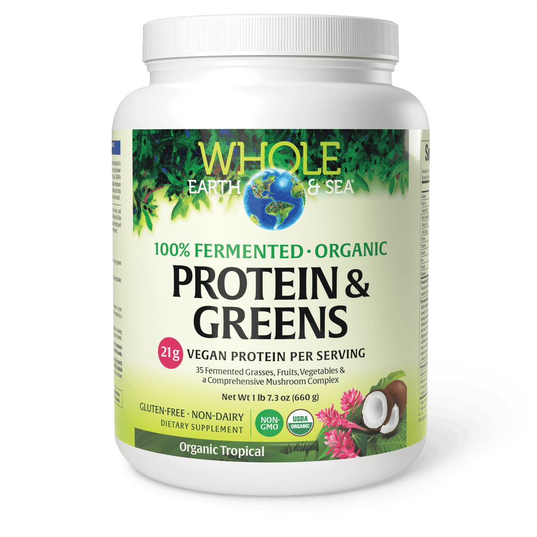 100% Fermented Organic Protein & Greens Tropical|variant|hi-res|35523U