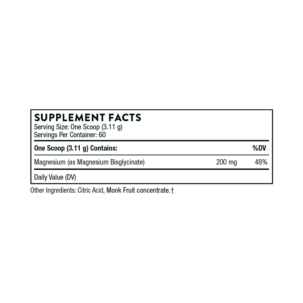 Magnesium Bisglycinate NSF 6.5 oz - FAR HILLS PHARMACY STORE