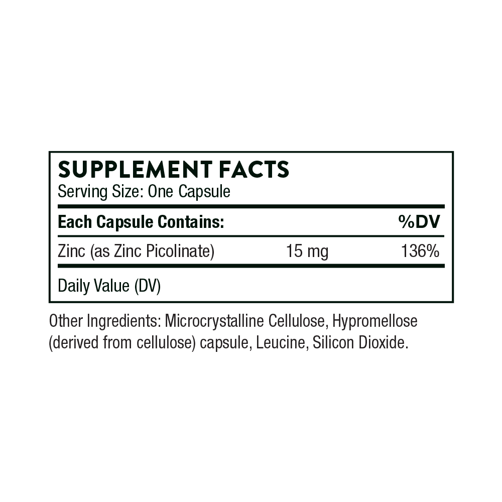 Zinc Picolinate 15 mg