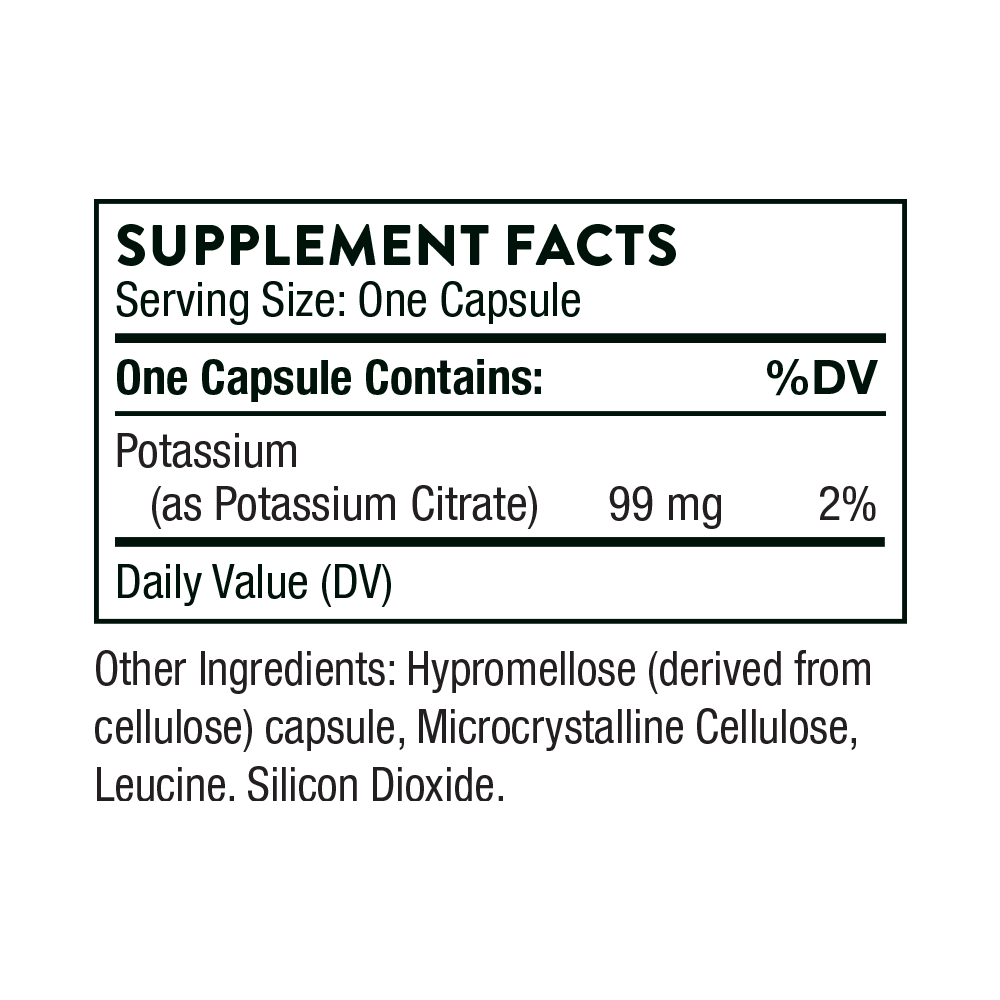 Potassium Citrate 90 caps - FAR HILLS PHARMACY STORE