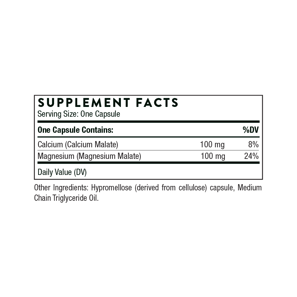 Calcium-Magnesium Malate 240 Vegcaps - FAR HILLS PHARMACY STORE