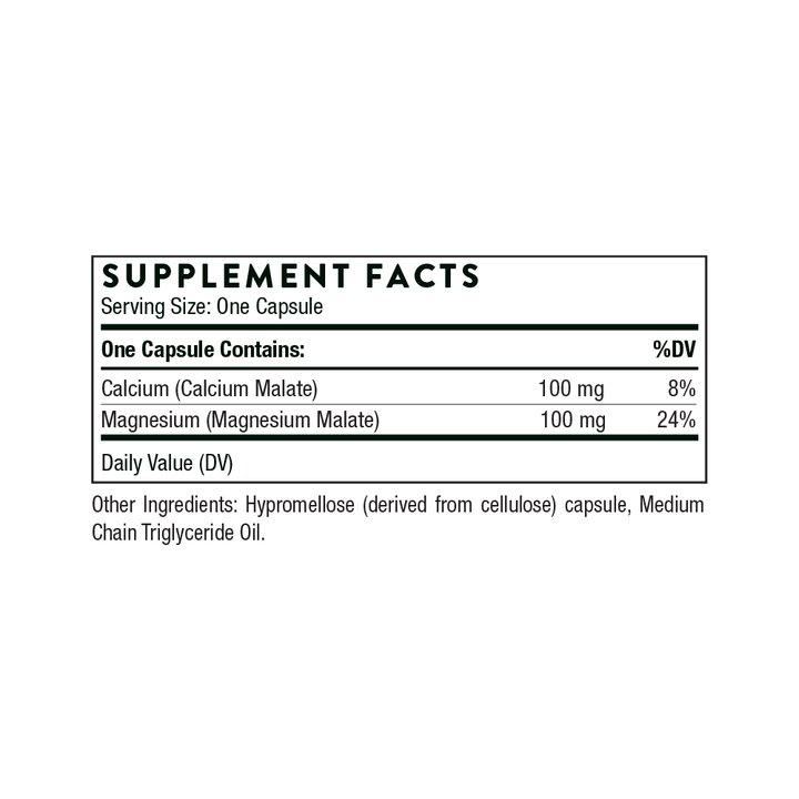 Calcium-Magnesium Malate 240 Vegcaps - FAR HILLS PHARMACY STORE