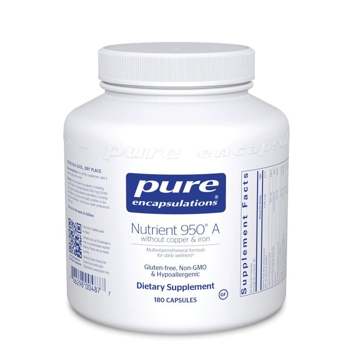 Nutrient 950® A without copper & iron 180's - FAR HILLS PHARMACY STORE