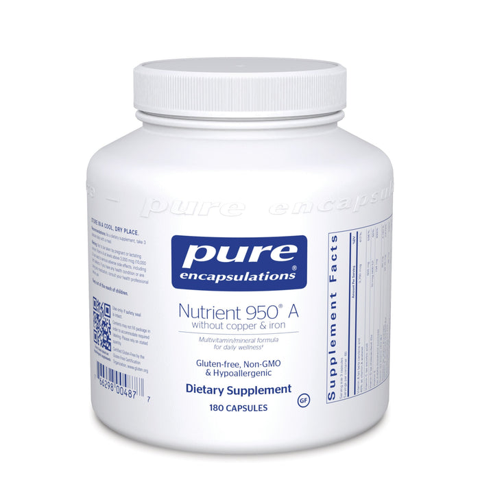 Nutrient 950® A without copper & iron 180's